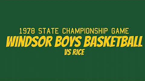 1978 Finals - Windsor vs Rice