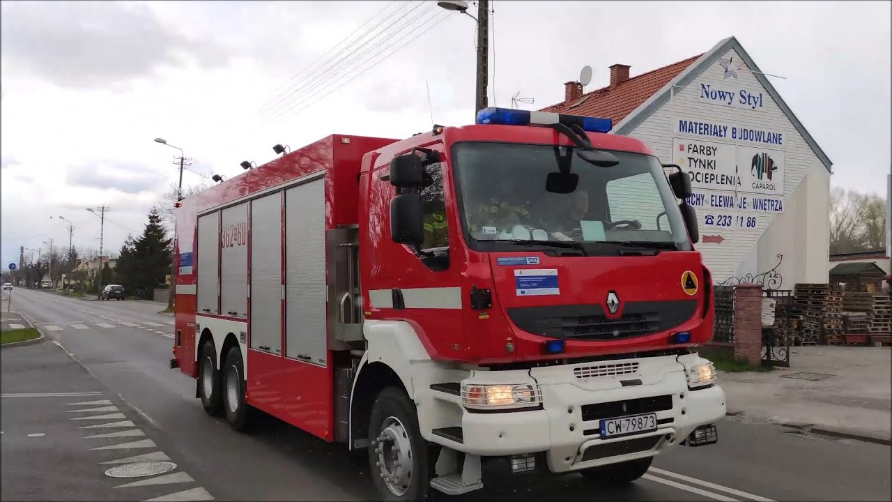Alarmowe zakończenie roku! Mix niewykorzystanych wyjazdów i przejazdów alarmowych PSP oraz ZRM!