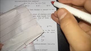 A Level (AS) atomic structure subatomic particles worksheet-1 part 1 (MCQs) screenshot 5