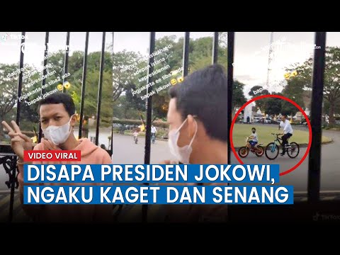 VIRAL Remaja sedang Santai di Gedung Agung, Tiba tiba Disapa Presiden Jokowi, Ngaku Kaget dan Senang