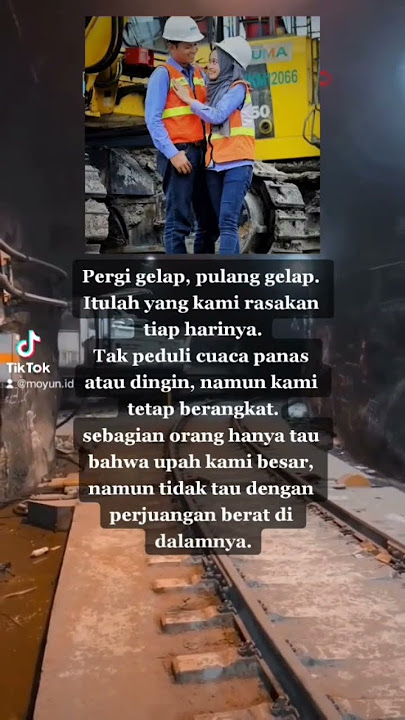 Couple di dunia tambang - motivasi anak tambang - quotes