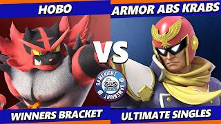 SOS Game Night 96 - Hobo (Incineroar) Vs. Armor_abs_krabs (Captain Falcon) Smash Ultimate - SSBU
