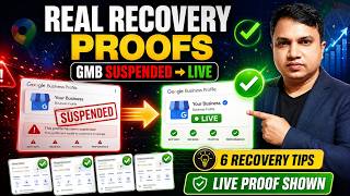4 Real Google Business Profile Suspension Recovery Proofs + 6 Recovery Tips | Google Business