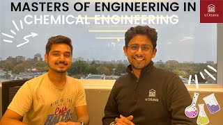 MASTERS OF ENGINEERING IN CHEMICAL ENGINEERING | UNIVERSITY OF OTTAWA | CANADA | CHEMICAL ENGINEERS