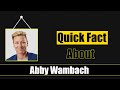 Quick facts about abby wambach  famous people short bio 42