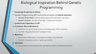 Genetic Programming in AI and Machine Learning