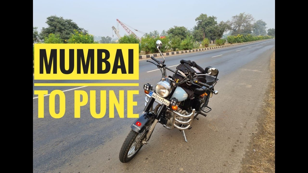 MUMBAI to PUNE  by Road I Solo Ride I Royal Enfield Classic 350 I 155 KILOMETERS I Weekend Getaway