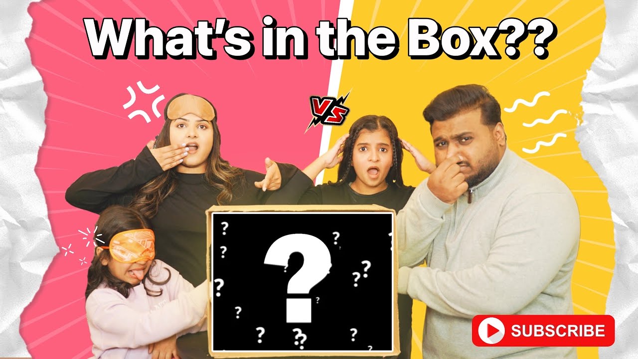 What's In The Box CHALLENGE (Blindfolded) | The J Fam - YouTube
