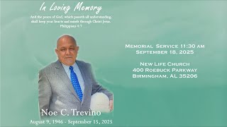 Noe C. Trevino Memorial Service
