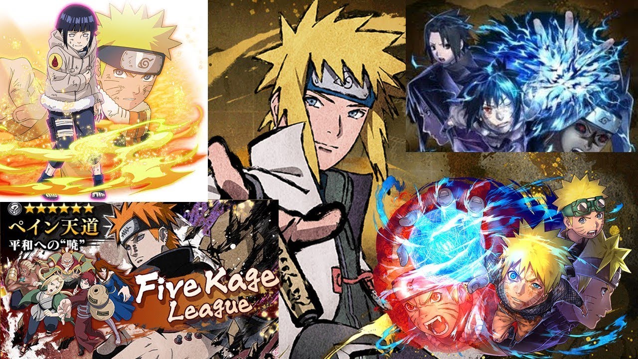Is this team a little Broken ?? (5 Kage League Matches) | Naruto Blazing