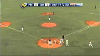 2009/06/28 Utley's two-run triple