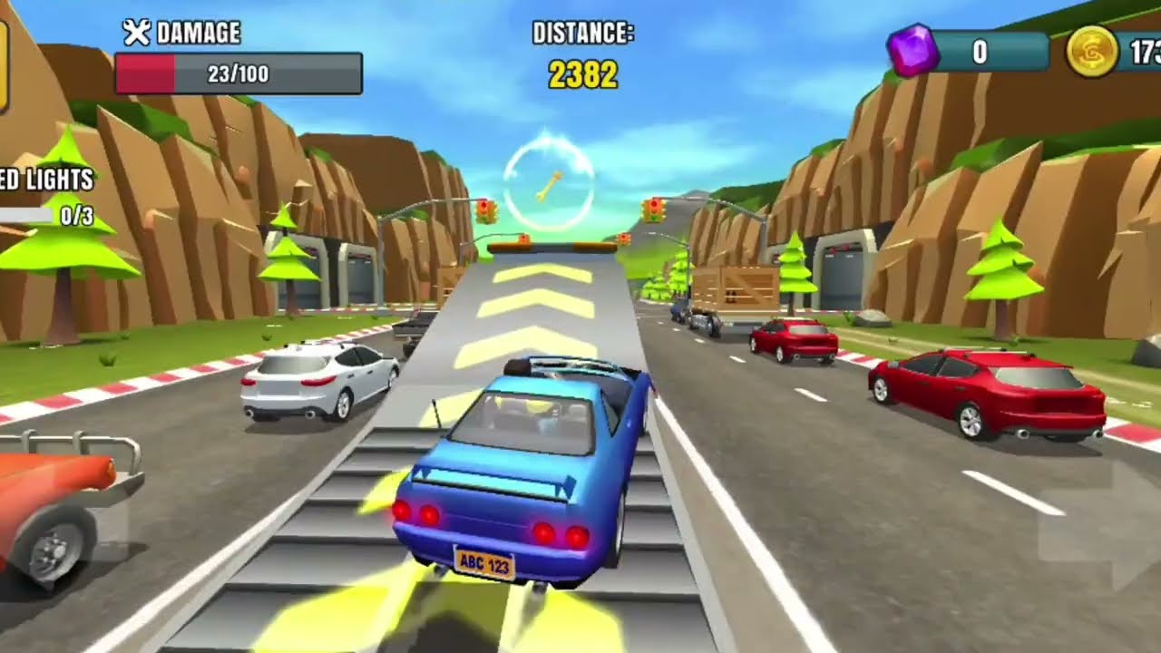 🚘Car brake fail, car out off control 😨