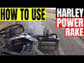 How to use the controls on a harley rake Tri-County Masonry & Excavating 'Dirt Boss'