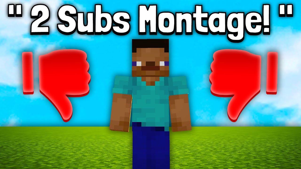 Rating Your TERRIBLE Minecraft Montages... - YouTube