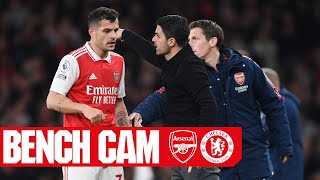 BENCH CAM | Arsenal vs Chelsea (3-1) | A commanding London derby victory!