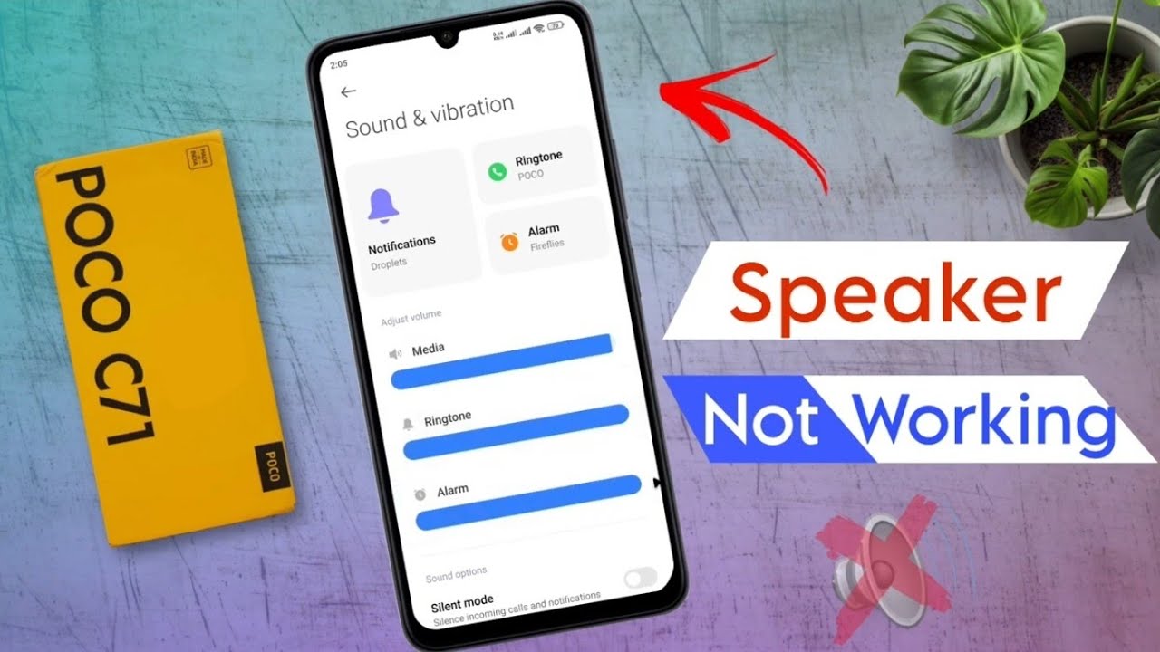How to Fix Sound Problem on Poco C71 / Poco C71 Speaker Not Working