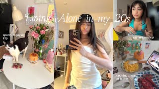 living alone in my 20s  | homecooked meals, valentines day, sponty tagaytay trip!