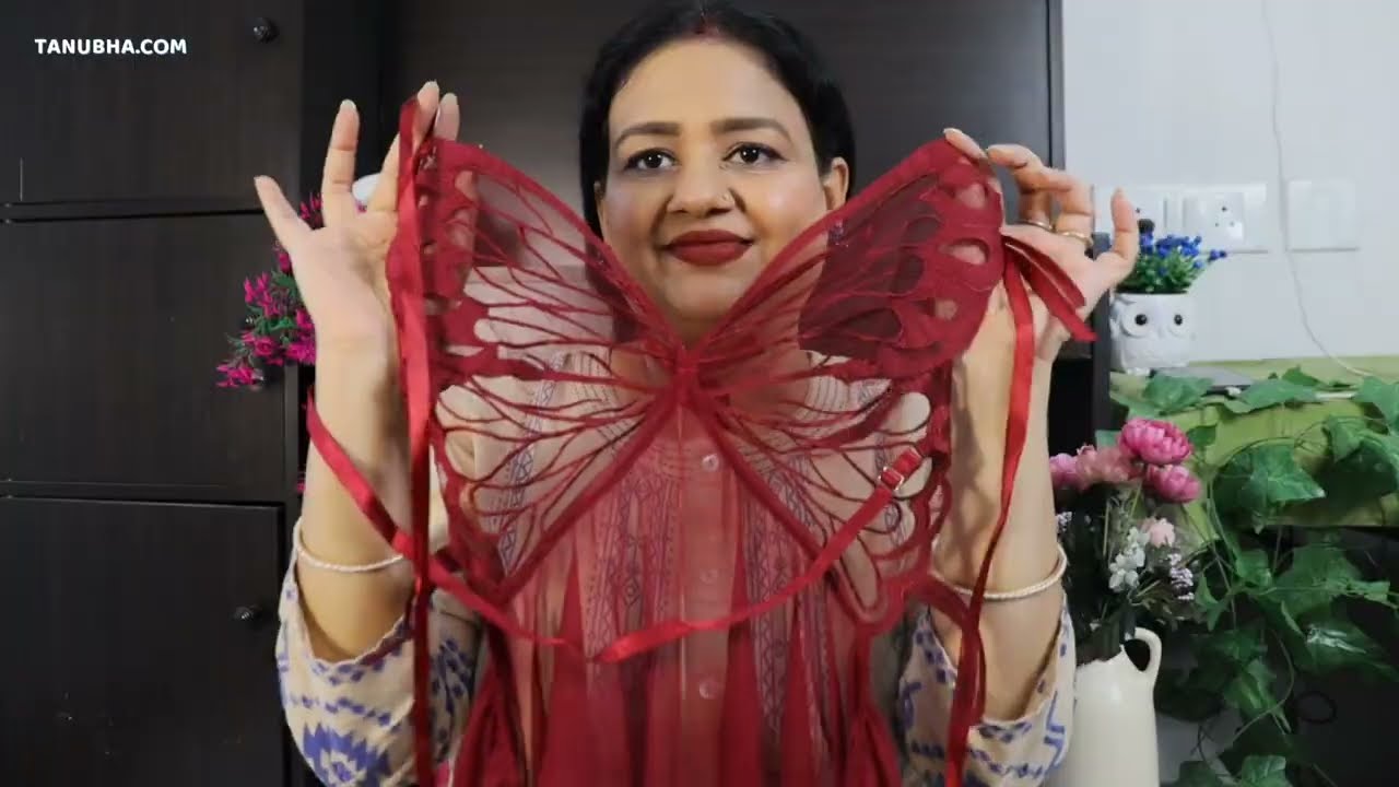 Stylish Bridal Night dress Camisole set | Bedroom Nighty | Net fabric nightsuit | Satin Short nighty