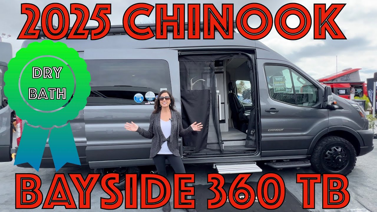 Tour The NEW 2025 Chinook Bayside TB 360 B-Class Adventure Van With a DRY BATH!