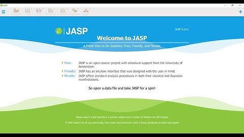 JASP Tutorial | Statistical Analysis Tool