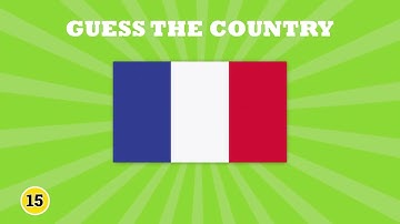 Guess The Flag Quiz - 25 Countries Flag Quiz - Vol 1