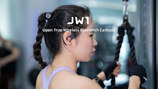 Enjoy Open True Wireless Bluetooth Earbuds JW1 in gym