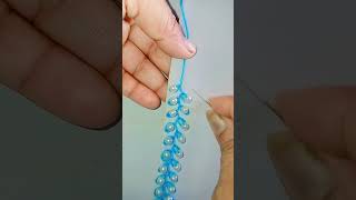 Feather Bride Stitching gorgeous hand embroidery ❄️💯#aariembroidery #trending #youtubeshorts #viral