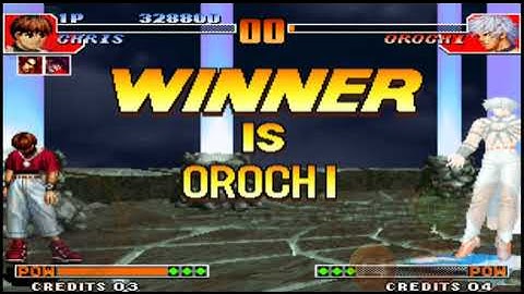 (TAS) chris Vs orochi kof 97 battle ecip fight ☠️ kof BD
