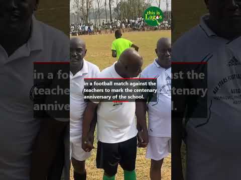 Obasanjo scores 3 goals in BBHS football match