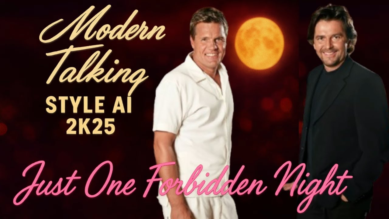 Modern Talking Style AI 2K25 Just One Forbidden Night - YouTube