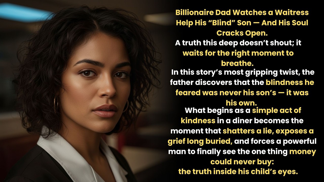 This is Billionaire Dad Watches a Waitress Help His “Blind” Son And His Soul Cracks Open a quiet sto
