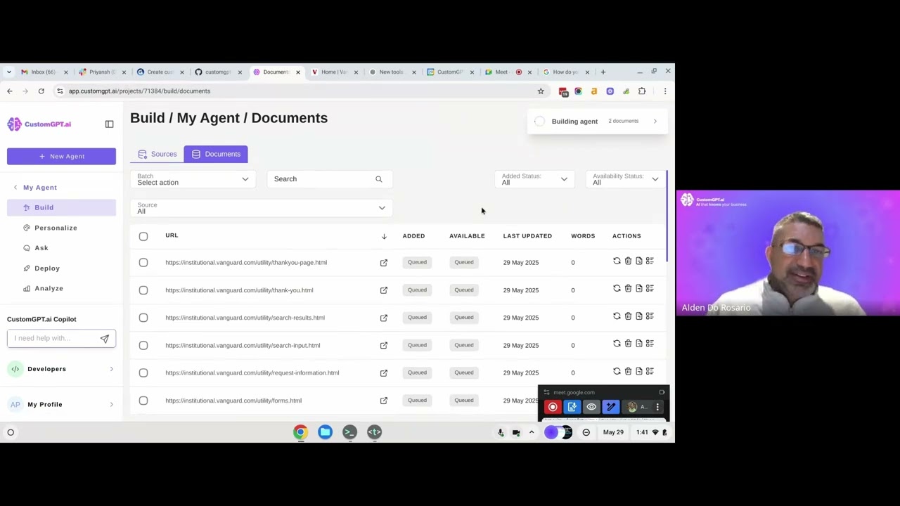 CustomGPT.ai's Hosted MCP Server demo by Alden (CEO - CustomGPT)