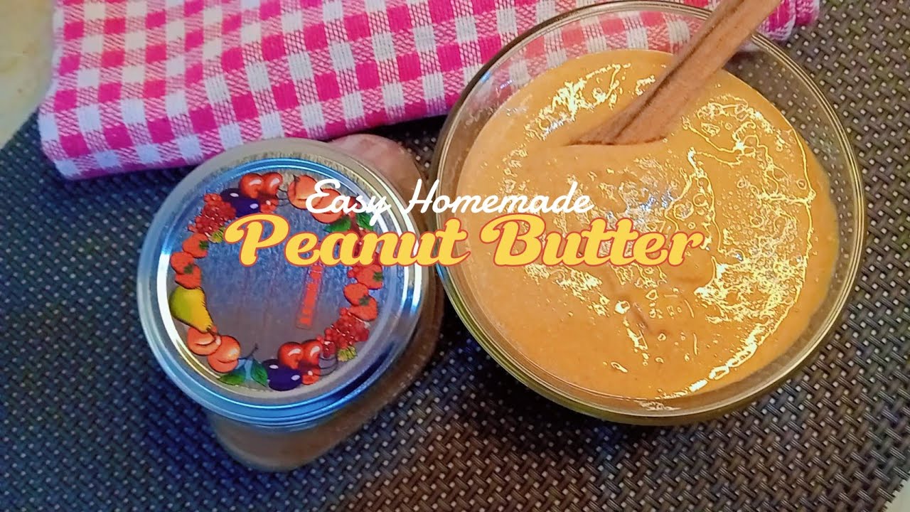 Easy Homemade Peanut Butter|Oil Free|Sugar Free|Preservative Free|Peanut Butter Recipe|