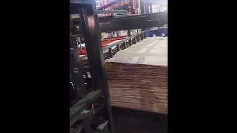 Automatic Stacker Machine for plywood laying machine board collection  #machine #wood #woodmachinery