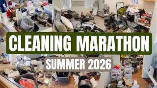 SUMMER CLEANING MARATHON | CLEAN WITH ME | CLEANING MOTIVATION | FILTHY HOUSE