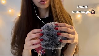 ASMR soothing head and scalp massage