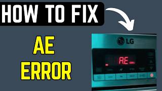 How to Fix LG Dishwasher AE Error (Step by Step) | EASY FIX!