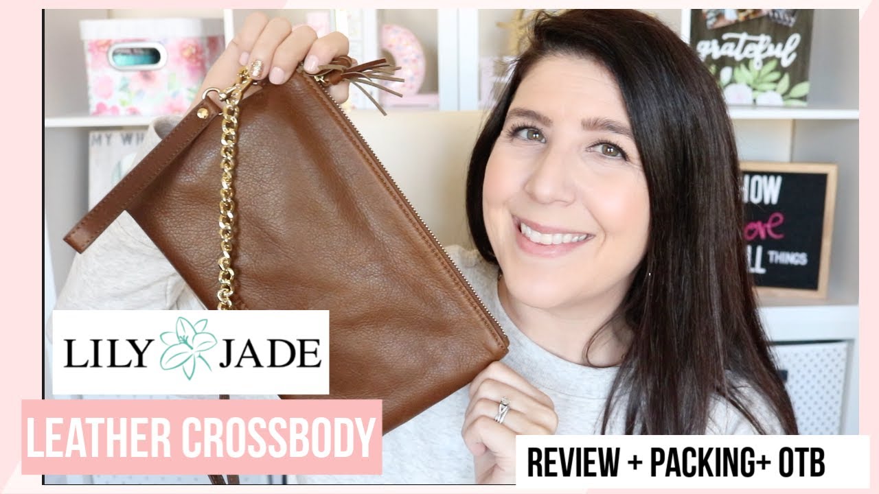 Lily Jade Crossbody Bag in Old English Leather | Review + Packing for Potty Training + More!