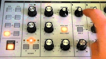 Moog Sub Phatty Tutorial Part 3 - Modulation