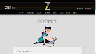ZIM Bubbling 235.  ZIM 020 - AI Master Prompt for #JavaScript #Canvas