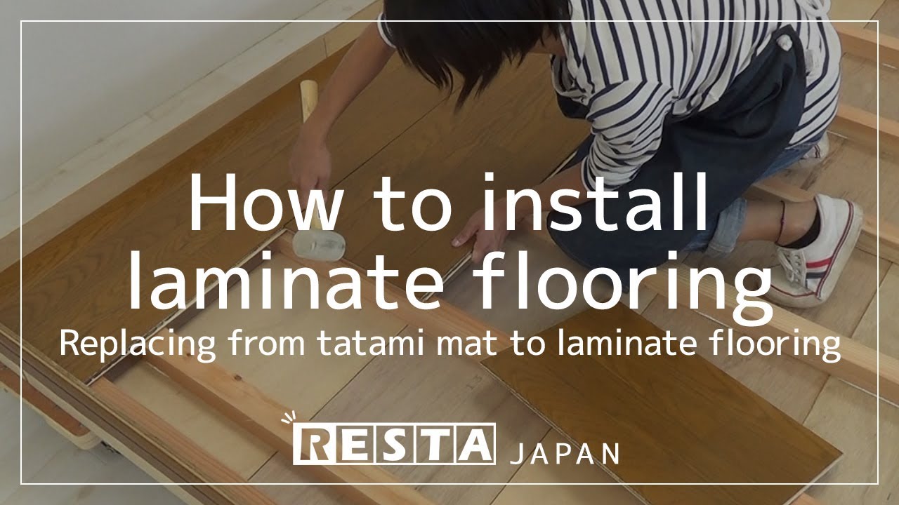 DIY How to install laminate flooring Replacing from ...