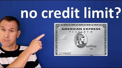 Does the American Express Platinum Card have a credit limit? Is Amex Platinum credit line unlimited?