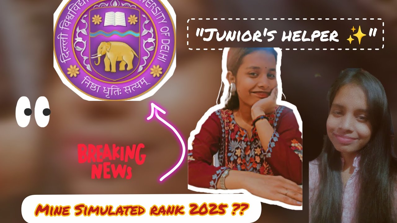 My rank⁉️CUET2025 Simulated Rank  What It Means | Junior’s Helper Debut"