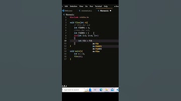 Fibonacci series in c/c++/java  #shorts #viralshorts #coding