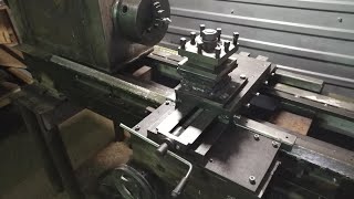 Суппорт готов к работе. / Homemade lathe machine.