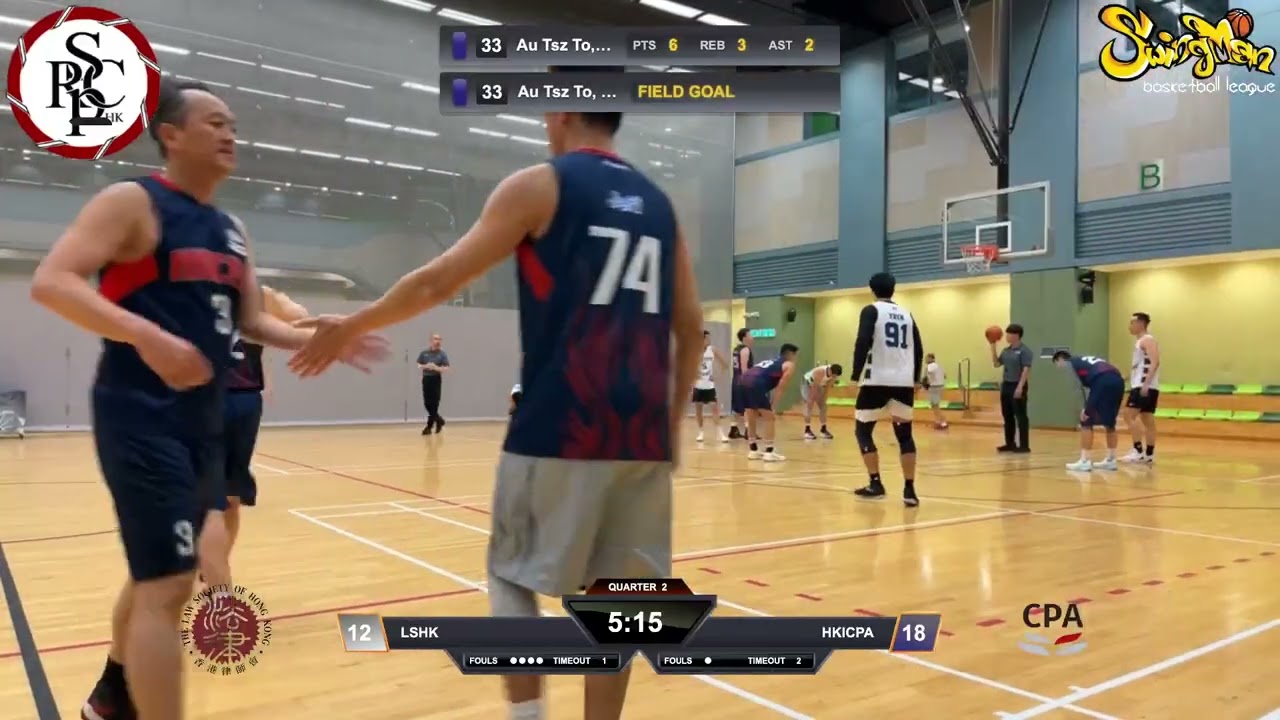 RSCP Basketball Tournament 2026-03-04 彩榮路體育館 LSHK VS HKICPA Q2