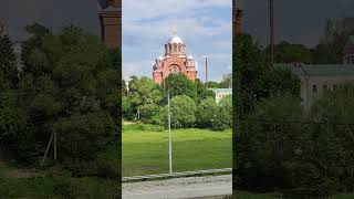 Вид на Хотьковский женский монастырь