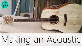 Vignette de la vidéo "Making an Acoustic Guitar - Super Fast"