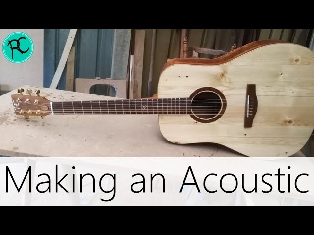 Making an Acoustic Guitar - Super Fast class=