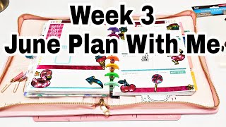 Plan With Me in my Happy Planner Using Dollar Tree Neon Tropical Theme Stickers!!!